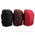 Rote Reisebeutel -Rucksack -Wanderausrüstung Schultasche